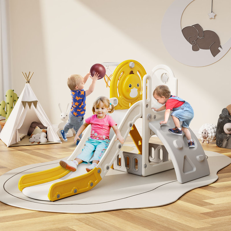 Suteck 32.3'' W Indoor Outdoor Toddler Slide Wayfair Canada